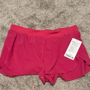 Lululemon Fast and Free High Rise Split Short 3”